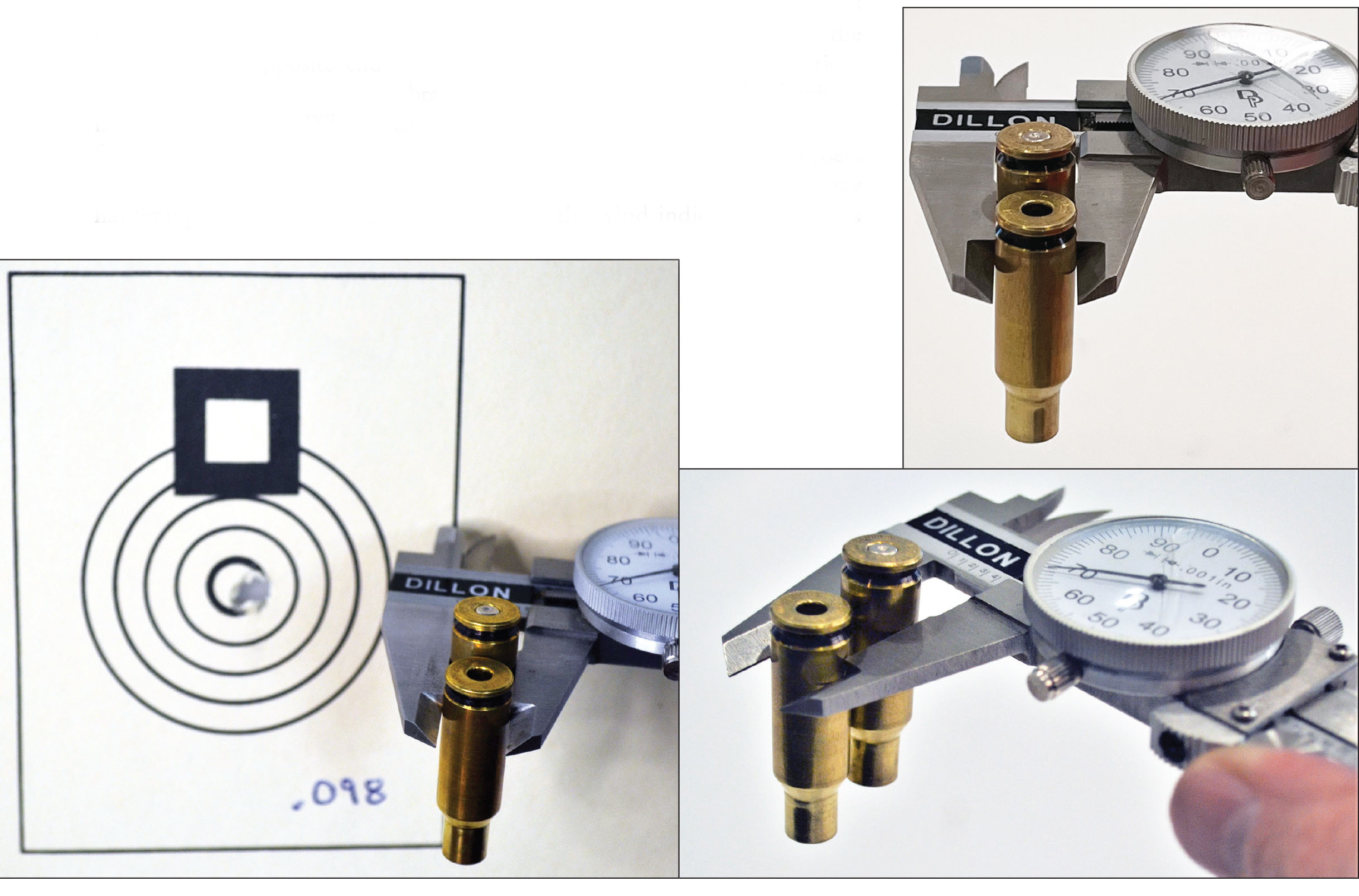 The “quick check” method used by Jim Carstensen of JLC Precision from proper base resizing.